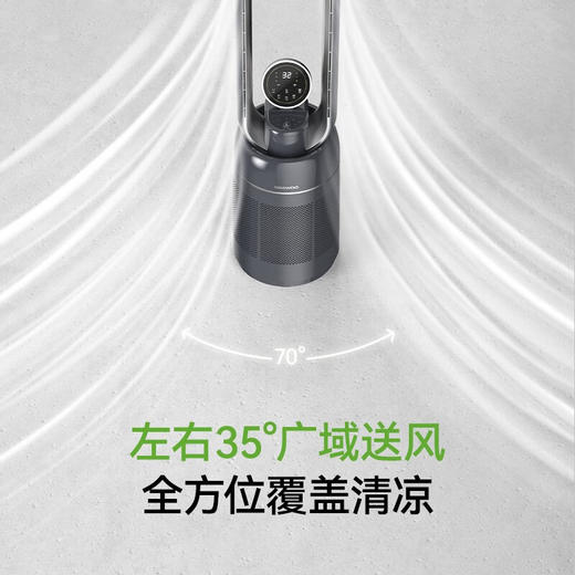 【小家电】大宇（DAEWOO）电风扇无叶风扇遥控家用空调落地扇负离子空气净化加湿塔扇直流变频UV杀菌智能母婴空气循环扇AM06 【32档风速+UV杀菌+负离子净化】HF 商品图5