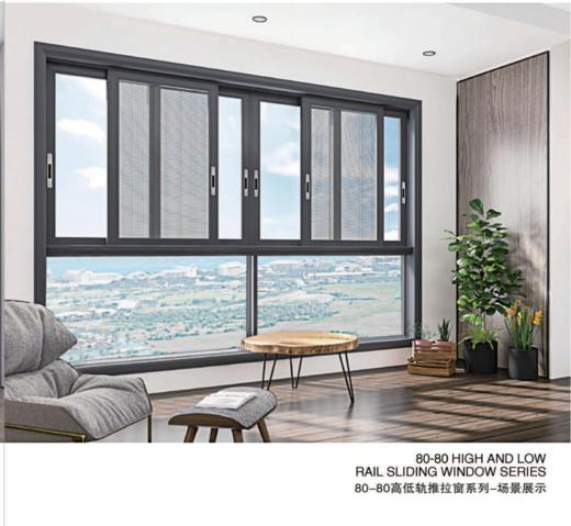80-80高低轨推拉窗系列 商品图0