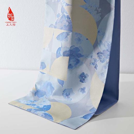 SAINTJOY/宋锦双面长巾 宋锦长巾 青花春韵 SCS22004 商品图10