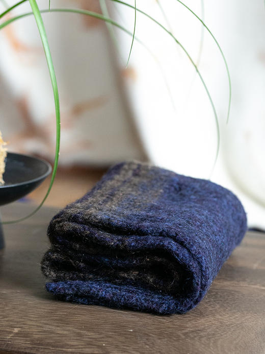 牧衣游原创 进口澳毛条纹毛织围巾------- 惊纱【不支持会员折】 商品图3