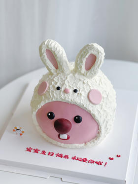 loopy兔子 奶油蛋糕