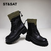 星期六经典复古压纹个性马丁靴女SS34116525 商品缩略图0