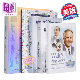 【中商原版】迪士尼 100周年 纪念书单 百年奇迹 英文原版 Disney 100 Years of Wonder 华特迪士尼 人物传记 填色书 语录