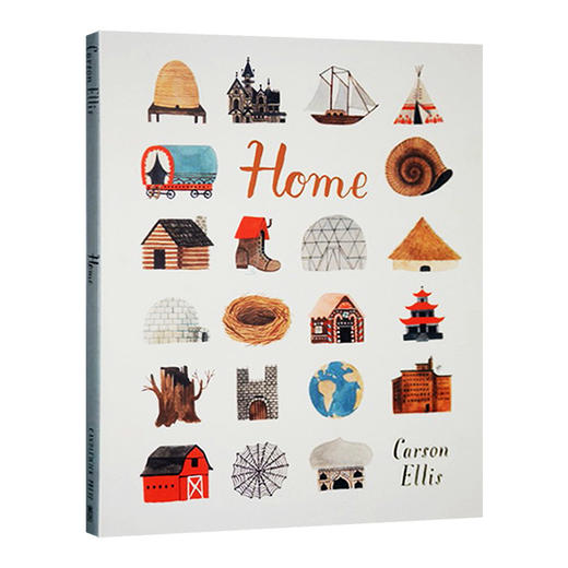 各种各样的家 英文原版绘本 Home 世界各地的家 精装 Carson Ellis 卡森埃利斯 英文版进口原版英语书籍 商品图0