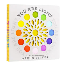 英文原版绘本 You Are Light 颜色光线 你说光 英文版 透明片纸板书 洞洞书 不可思议的旅程作者 Aaron Becker