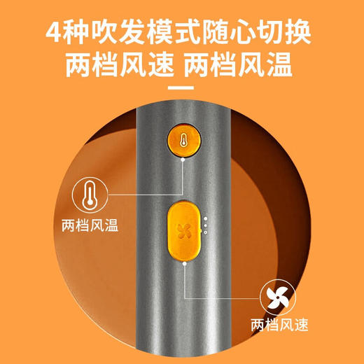 飞利浦吹风机家用大功率1600W电吹风负离子护发送女友送男友情侣礼物BHD321/05 商品图4