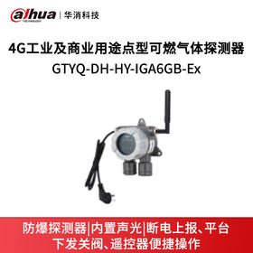 4G工业及商业用途点型可燃气体探测器GTYQ-DH-HY-IGA6GB-Ex