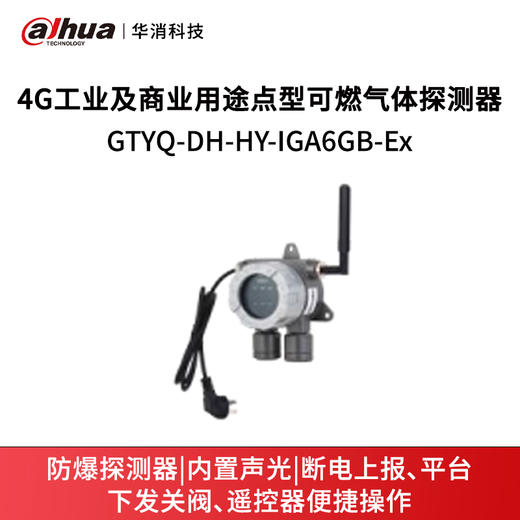 4G工业及商业用途点型可燃气体探测器GTYQ-DH-HY-IGA6GB-Ex 商品图0