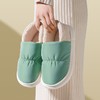 【两双装】庭晴羽绒棉拖 防水防污耐脏 全包跟不冻脚聚热保暖 男女款同款，简约百搭 厚底防滑耐磨，软糯超弹 商品缩略图6