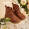 mrbaby女宝雪地靴2023秋冬新款女童马丁靴儿童短靴子中大童鞋 商品缩略图0