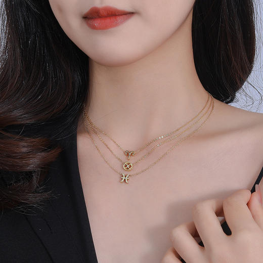 【十二星座】S925银系列项链【YF-A2283】 商品图2