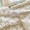 南方生活A类浪漫玫瑰卷兔绒四件套 200*230cm   白色 商品缩略图4