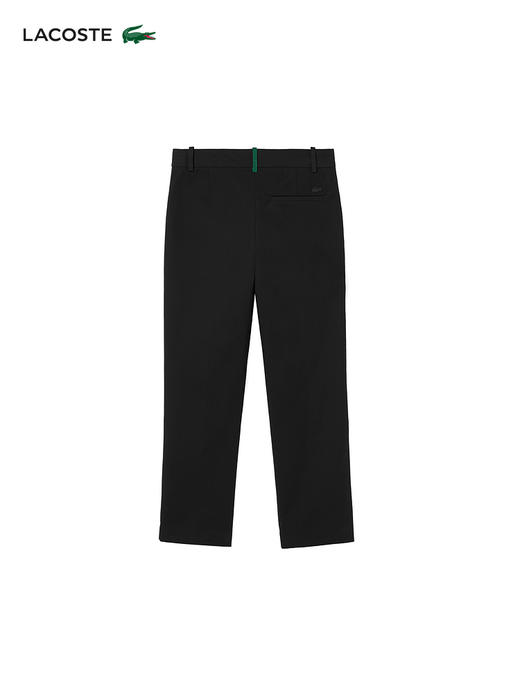 【海南专供价】Lacoste法国鳄鱼女装新款时尚简约商务直筒裤长裤HF0102-10 商品图1