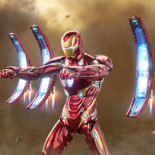 中动玩具 漫威 钢铁侠 MK50 v2.0 发光可动 浮游炮 手办模型 商品图2