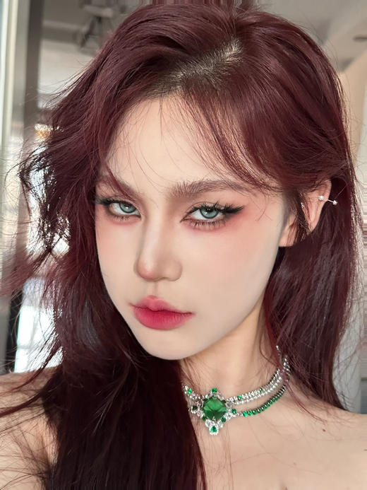 <月抛中直径>SINCECON-修罗绿-14.2mm【0-800度 无525/575】 商品图1