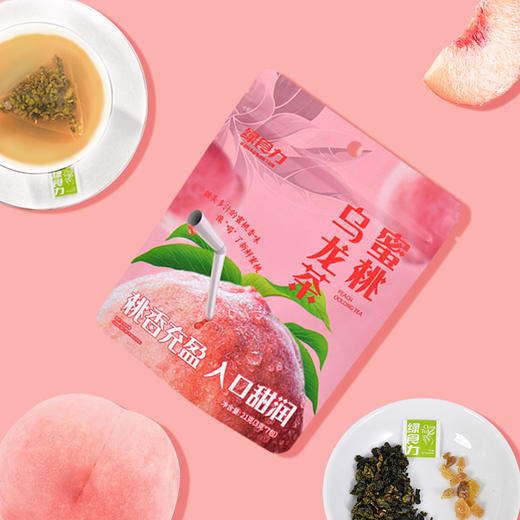 绿食力蜜桃味乌龙茶 商品图1
