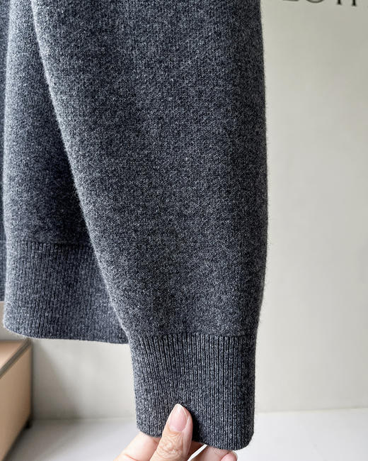 THS 10.14-限时 伦敦kingdom四平织密厚羊毛/骑士徽提花帽衫 QM057 商品图11