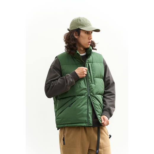 吃茶去chichaqu2023新款重磅羽绒马甲户外秋冬保暖男女百搭防风 商品图5