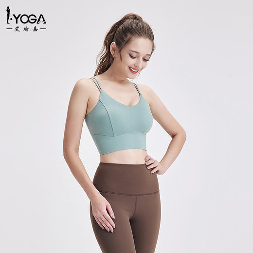 IYOGA小心机设计款运动瑜伽裹胸BRA082 商品图2