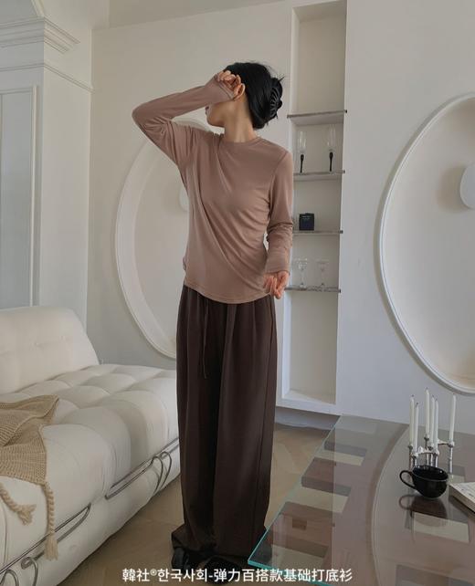 【应季好物】韓社弹力百搭款基础打底衫 商品图2