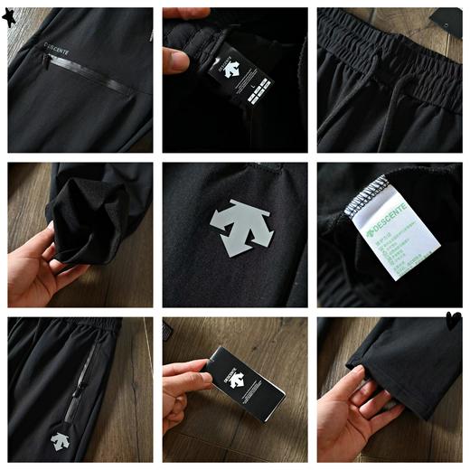 点此购买 迪桑特立体logo秋冬男子锥子版型梭织运动休闲长裤 LL 269792 商品图7