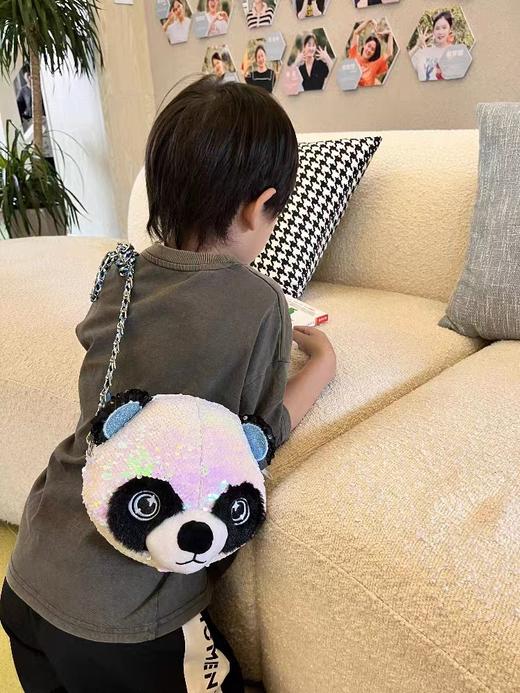 9楼母婴生活馆 CozyWorld亮片熊猫包包卡通动物可爱斜挎单肩包儿童玩具礼物 活动价：169元 商品图3