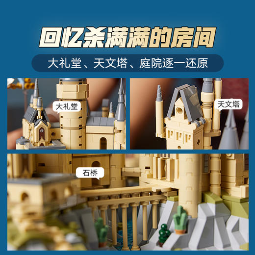乐高积木L76419乐高哈利波特系列霍格沃茨™城堡和庭院 商品图4