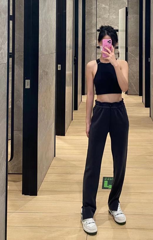 lul~Brushed Softstreme窄口侧开叉休闲裤 商品图5