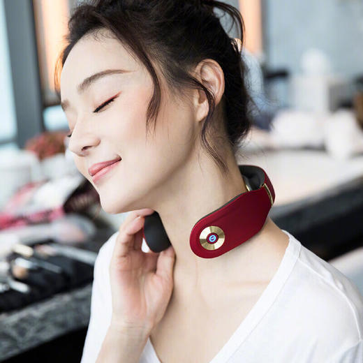 【小家电】SKG 颈椎按摩器 颈椎经络电脉冲针灸护颈仪 4098 尊贵款HF 商品图1