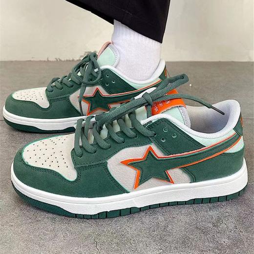 「两款配色！男女同款」情侣美式复古鞋子男ins港风运动休闲板鞋秋冬季新款潮 商品图0