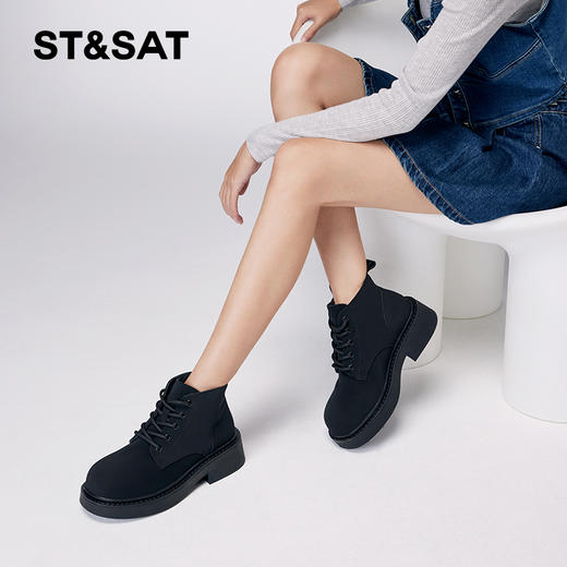 星期六潮酷厚底马丁靴SS34116394 商品图7