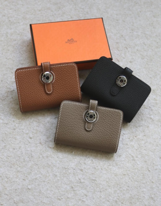 夺命连环催 都很哇塞 哈！大H的 Dogon Togo牛皮 翻盖式 卡包 3色入 商品图0