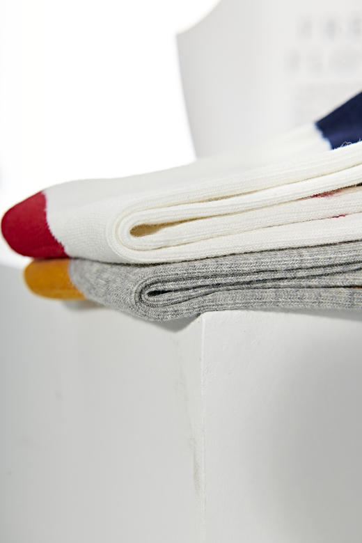 【2双装 6双6折】中童中筒无骨精梳棉袜吸汗透气防臭【2323101】 商品图2