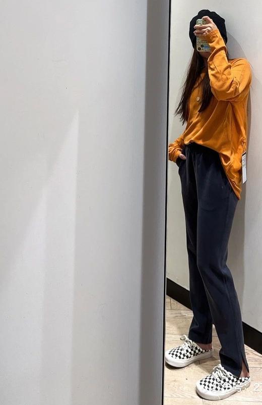 lul~Brushed Softstreme窄口侧开叉休闲裤 商品图8