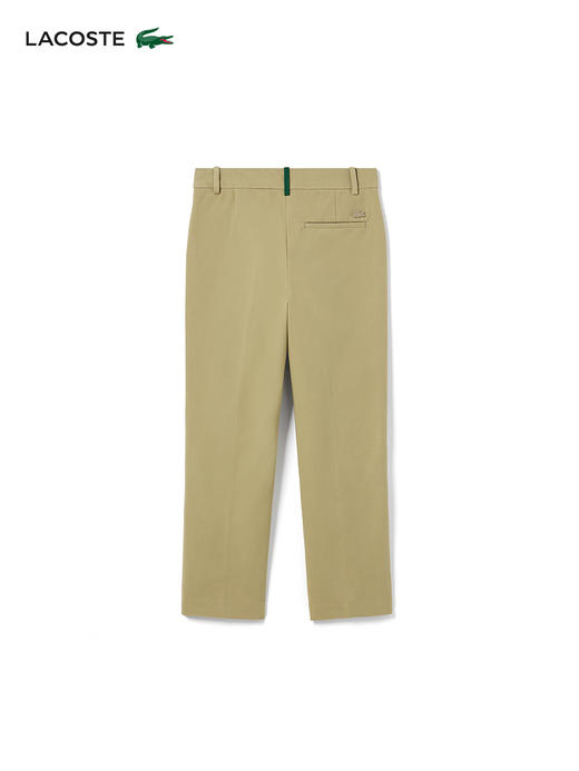 【海南专供价】Lacoste法国鳄鱼女装新款时尚简约商务直筒裤长裤HF0102-10 商品图2