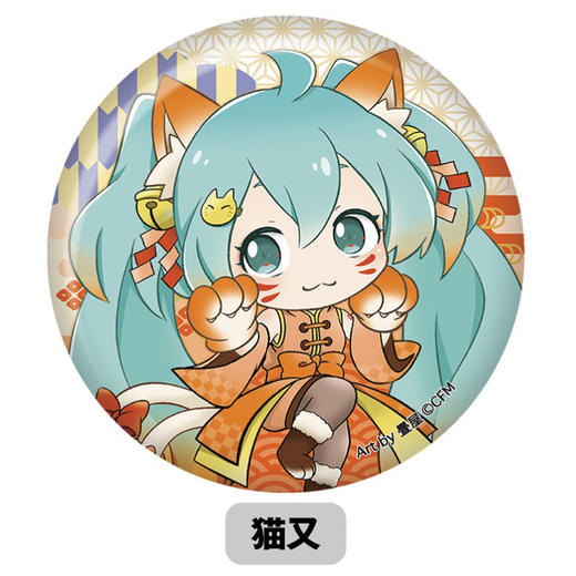 TWINCRE 初音未来 百鬼夜行 吧唧 徽章 全6种 6包/盒 谷子 商品图1