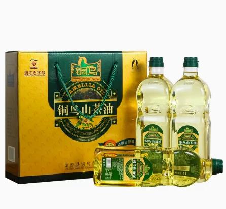 【龙游好物】铜鸟龙游山茶油1L*3瓶礼盒 商品图2