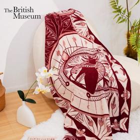 大英博物馆 盖亚·安德森猫系列 提花毛毯披毯盖毯空调毯挂毯  礼盒