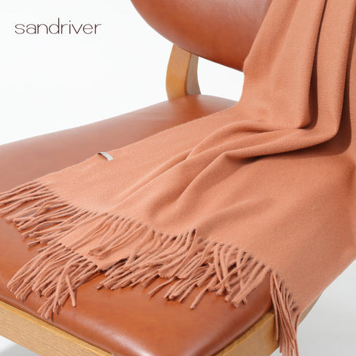 水波纹羊绒披肩SJF95P010W 商品图2