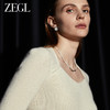 ZEGL天然淡水珍珠毛衣项链女轻奢小众2023新款爆款不规则锁骨颈链 商品缩略图4