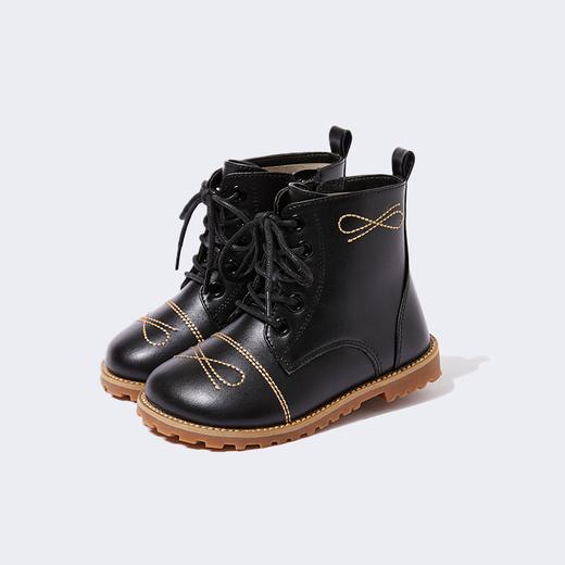 mrbaby女宝雪地靴2023秋冬新款女童马丁靴儿童短靴子中大童鞋 商品图5