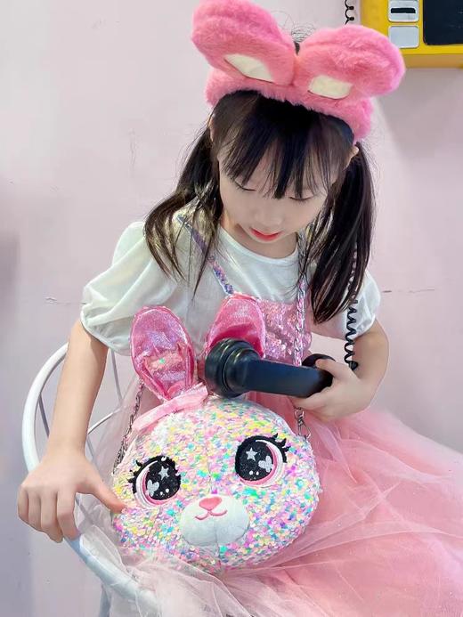 9楼母婴生活馆 CozyWorld亮片兔子包包女生卡通斜挎包可爱单肩包礼物 活动价：169元 商品图3