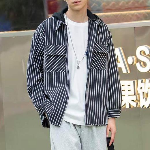 裁缝学苑MQ32 秋男士落肩宽松可拆卸连帽衬衫纸样外套打版裁剪板 商品图3