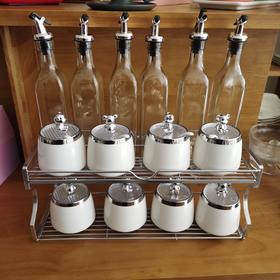 调料盒组合套轻奢白色调料盒酱油瓶组合装