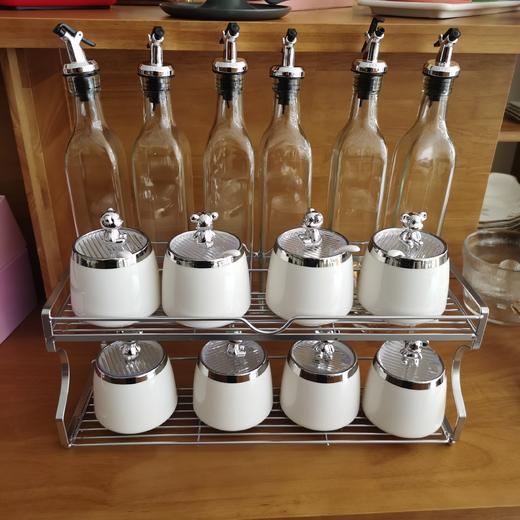 调料盒组合套轻奢白色调料盒酱油瓶组合装 商品图0