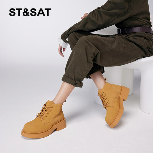 星期六潮酷厚底马丁靴SS34116394 商品图9