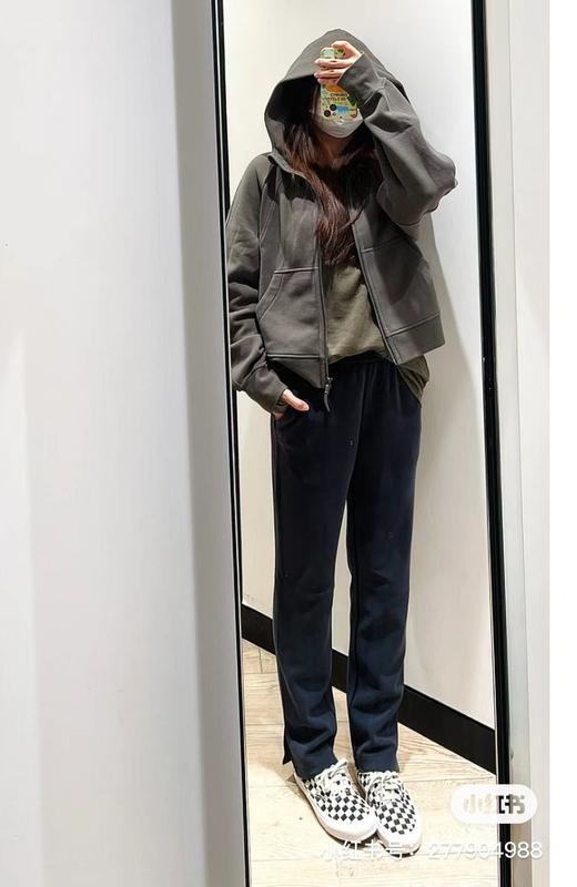 lul~Brushed Softstreme窄口侧开叉休闲裤 商品图7