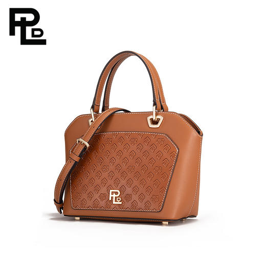 PLD保兰德真皮手袋2020时尚斜挎包专柜轻奢手提包贝壳包杀手包女 商品图5