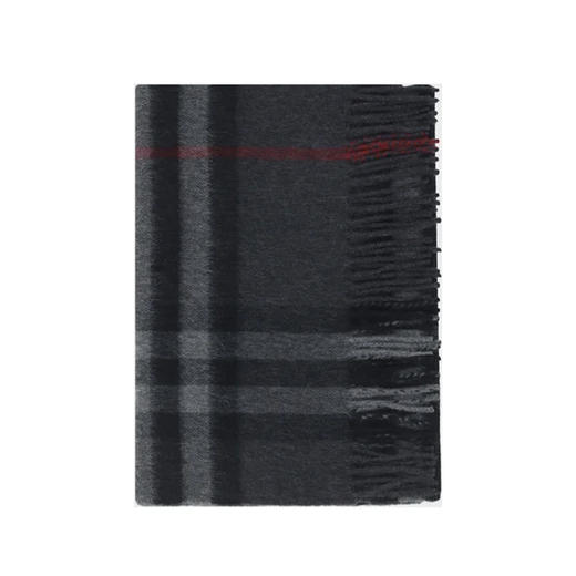 【三】BURBERRY 巴宝莉 女士羊绒格纹流苏围巾 格子 8077880 A1208 商品图1