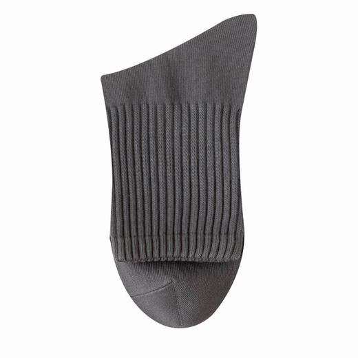 「五双装！纯色款」袜子男士纯色束腰中筒袜 吸汗秋冬新款商务袜内衣配饰 商品图4